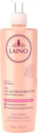 Laino Melk Voedend Rozenblaadjes Bio 400 ml