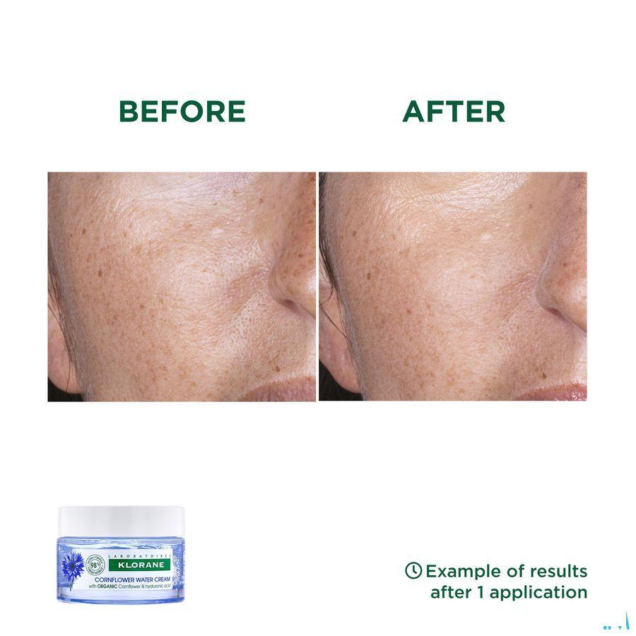 Klorane Gezicht Korenbloem Watercreme 50 ml
