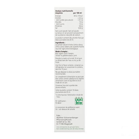 Salus Jus Bouleau Bio 200 ml