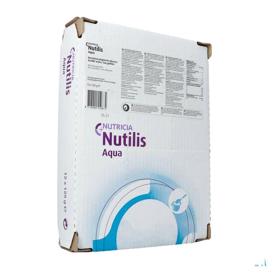 Nutilis Verdikt Water Sinaas Cups 12x125 gr  -  Nutricia