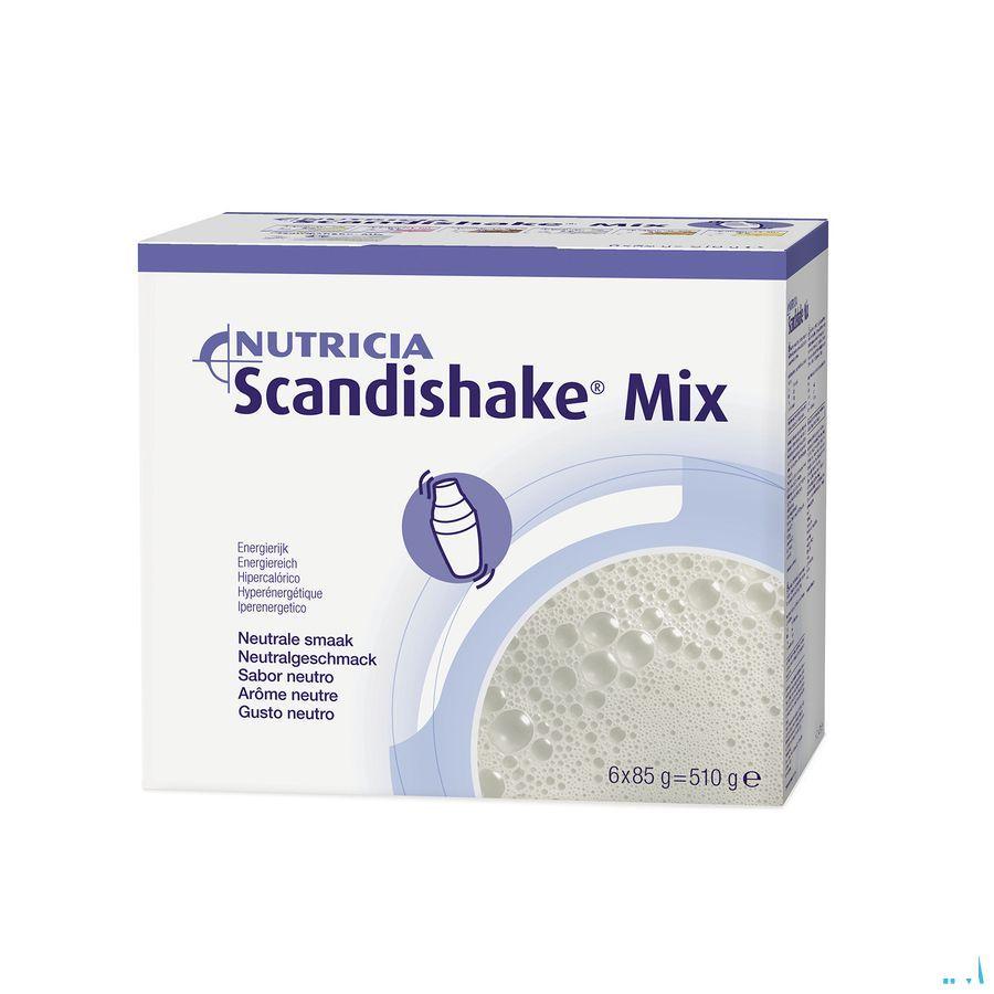 Scandishake Mix Neutraal Zakje 6x85 gr  -  Nutricia
