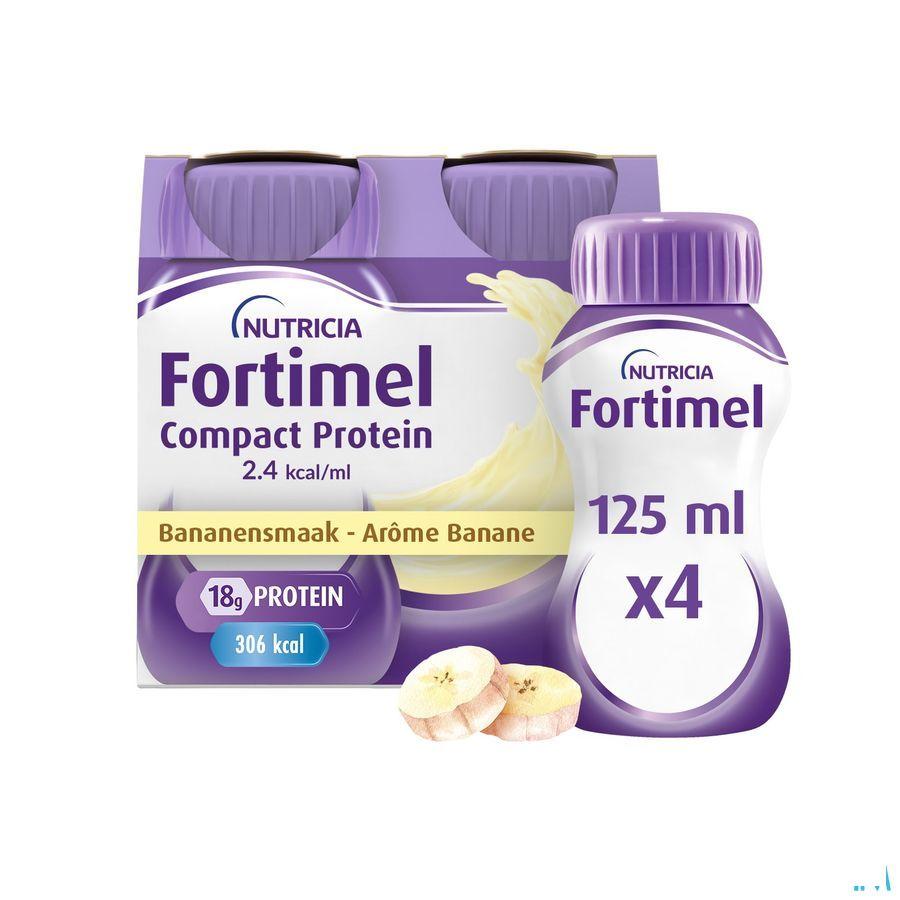 Fortimel Compact Protein 2.4Kcal Banaan 4 x 125 ml