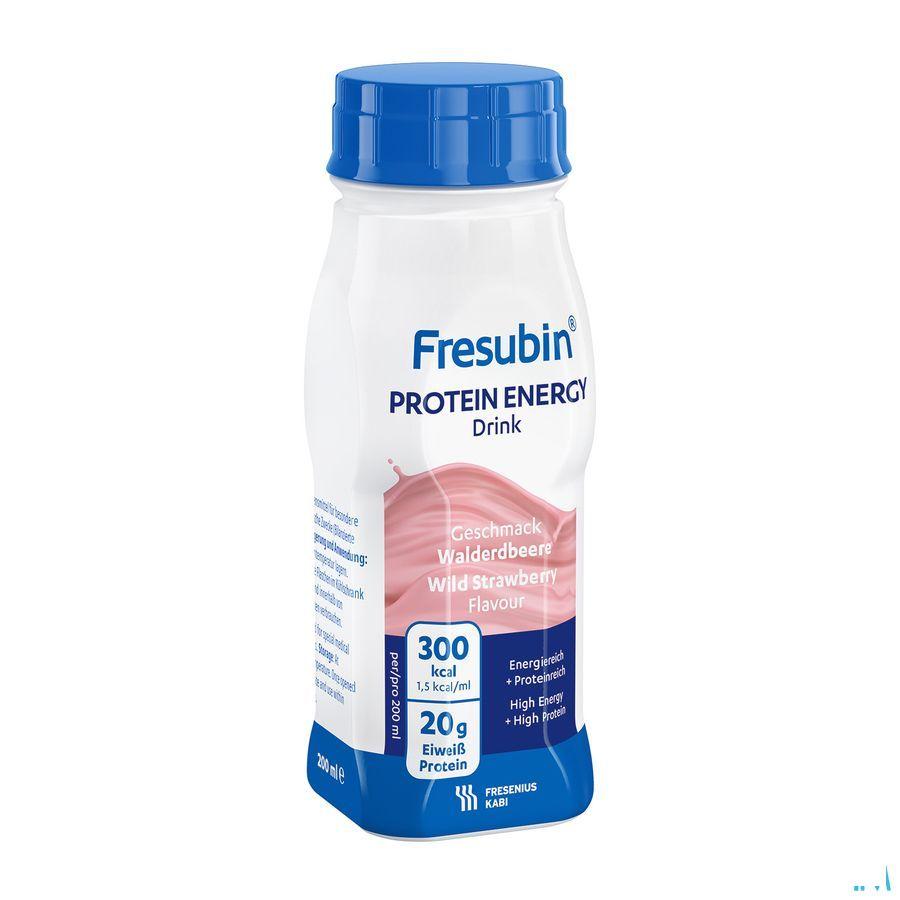 Fresubin Protein Energy Drink 200 ml Fraise Des Bois/bosaardbei  -  Fresenius