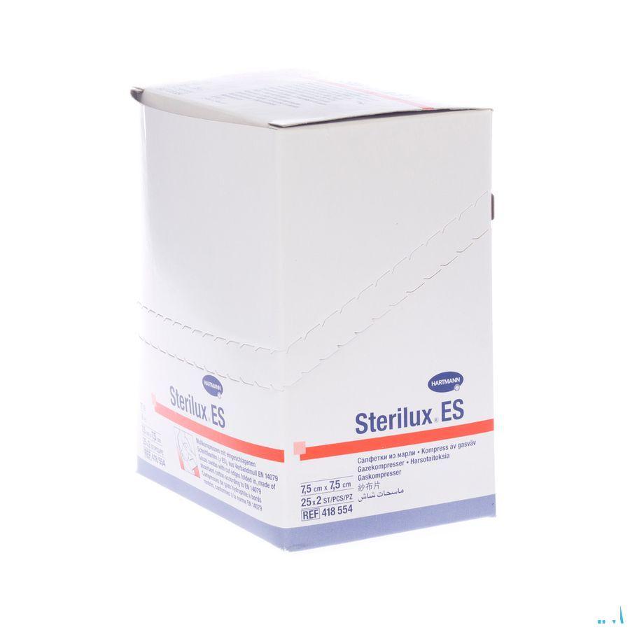 Sterilux Es Kompres Steriel 8Pl 7,5X 7,5Cm 25X 2 4185544  -  Hartmann