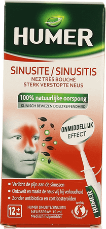 Humer Sinusitis Neusspray 15 ml  -  Urgo Healthcare