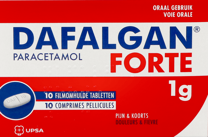 Dafalgan Forte Filmomhulde Tabletten 10 X 1000 mg