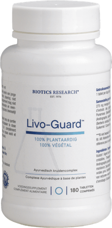 Biotics Livo-Guard 180 tabletten  -  Energetica Natura