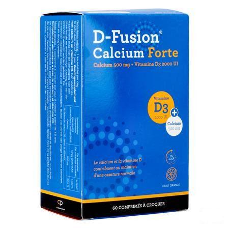 D-Fusion Calcium Forte 500/2000 Kauwtabl 60