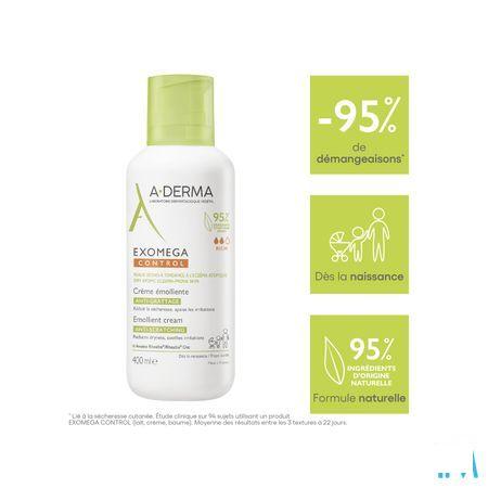 Aderma Exomega Control Creme Emolierend Tube 400 ml  -  Aderma