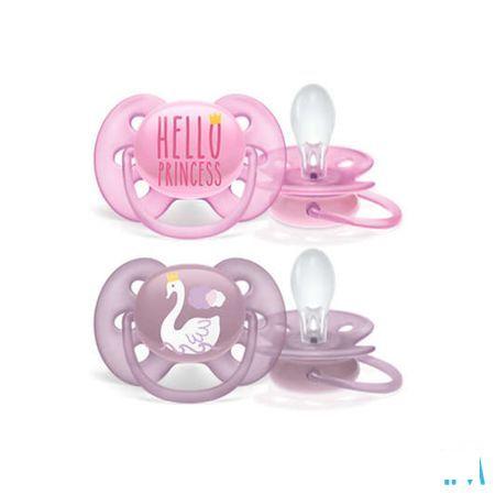 Philips Avent Fopspeen 6M+ Sofr Girl  -  Bomedys