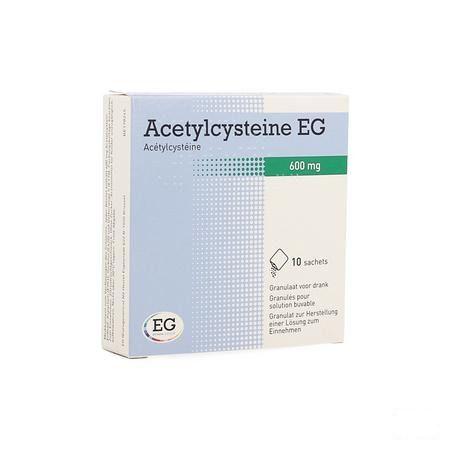 Acetylcysteine EG Sachets 10x600 mg  -  EG