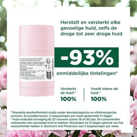 Klorane Gezicht Masker Stick Bio Pioenroos 25 g