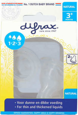 Difrax Flessenspeen Natural 1-2-3 674  -  Difrax