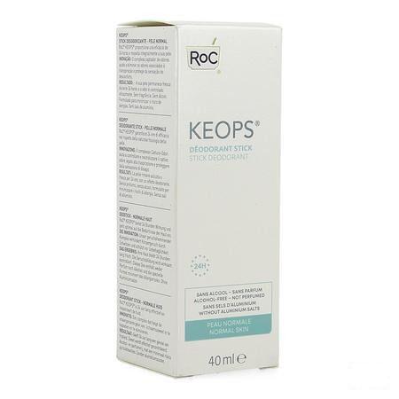 Roc Keops Deo Stick zonder alcohol zonder parfum 40 ml  -  Roc