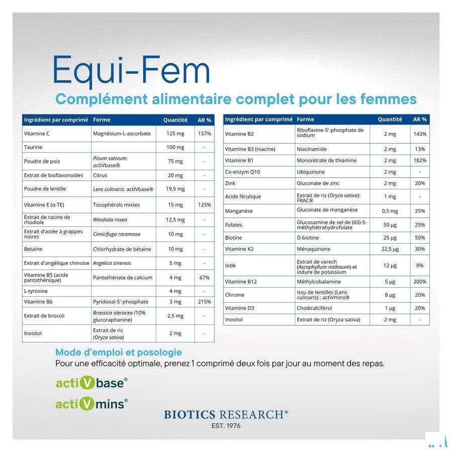 Equi-Fem 120 comprimés  -  Energetica Natura