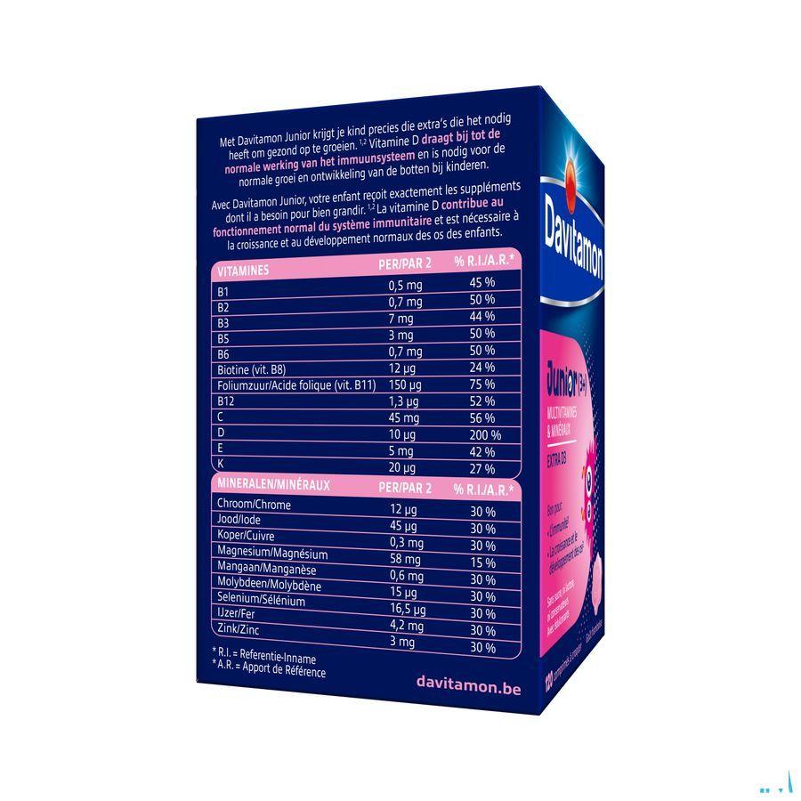 Davitamon Junior Framboos V1 Tabletten 120