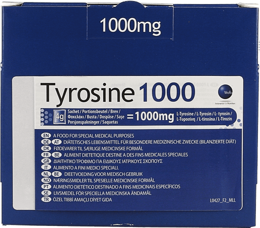 Tyrosine 1000 Poeder Zakje 30x4g 