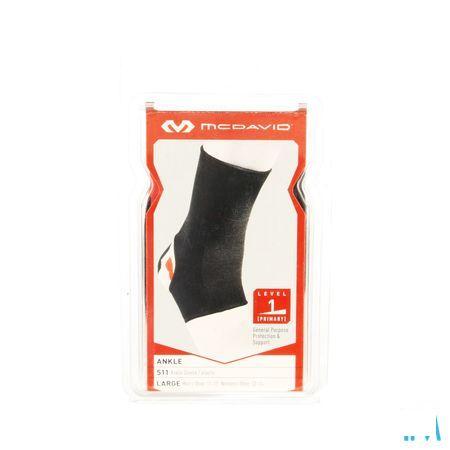 Mcdavid Ankle Brace Elastic Black L 511