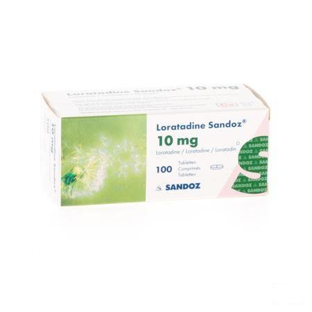 Loratadine Sandoz Comprimes 100 X 10 mg 