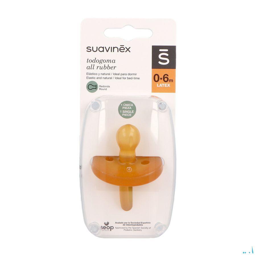 Suavinex Fopspeen Latex Rond 0-6m