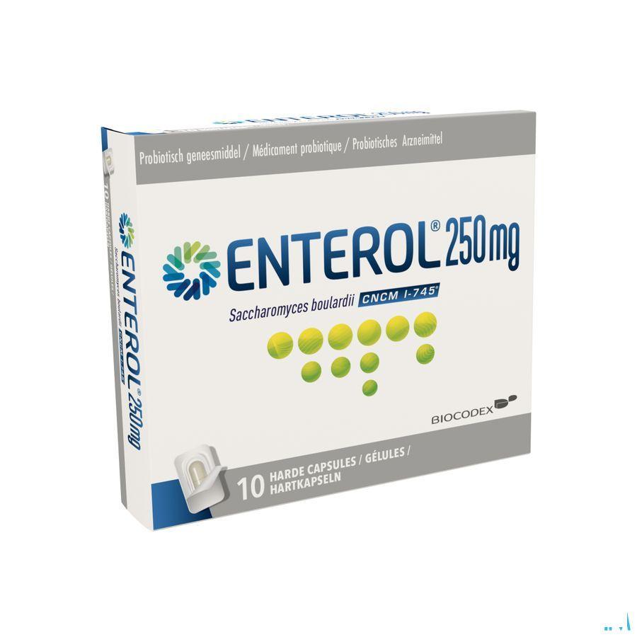 Enterol 250 mg Capsule Harde Dur S/blister 10x250 mg