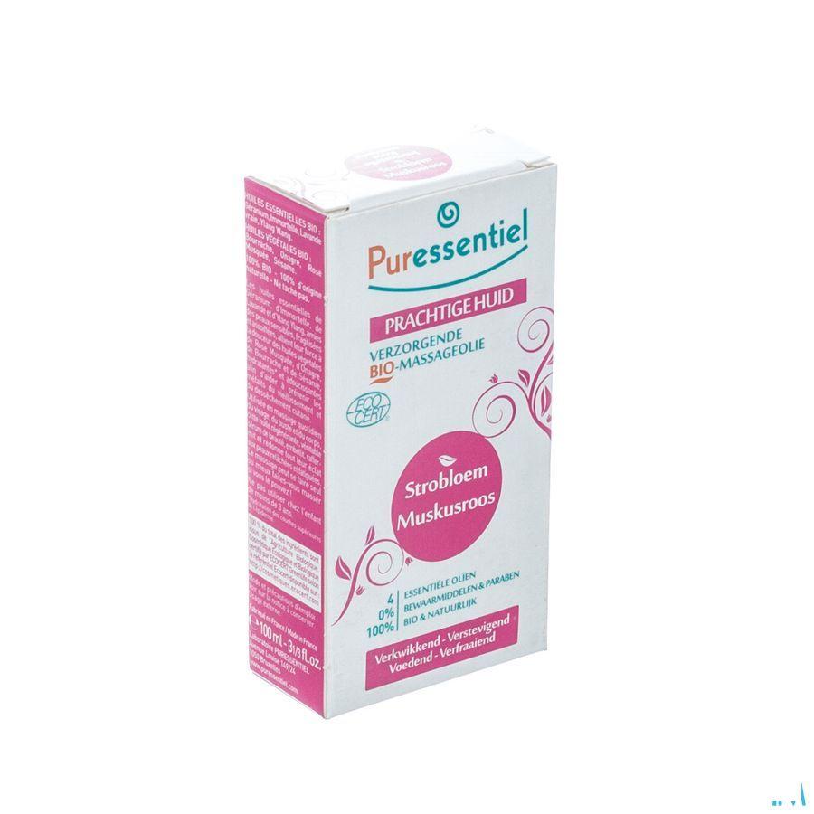 Puressentiel Massage Hle Rose Musq-bois Bio 100 ml  -  Puressentiel