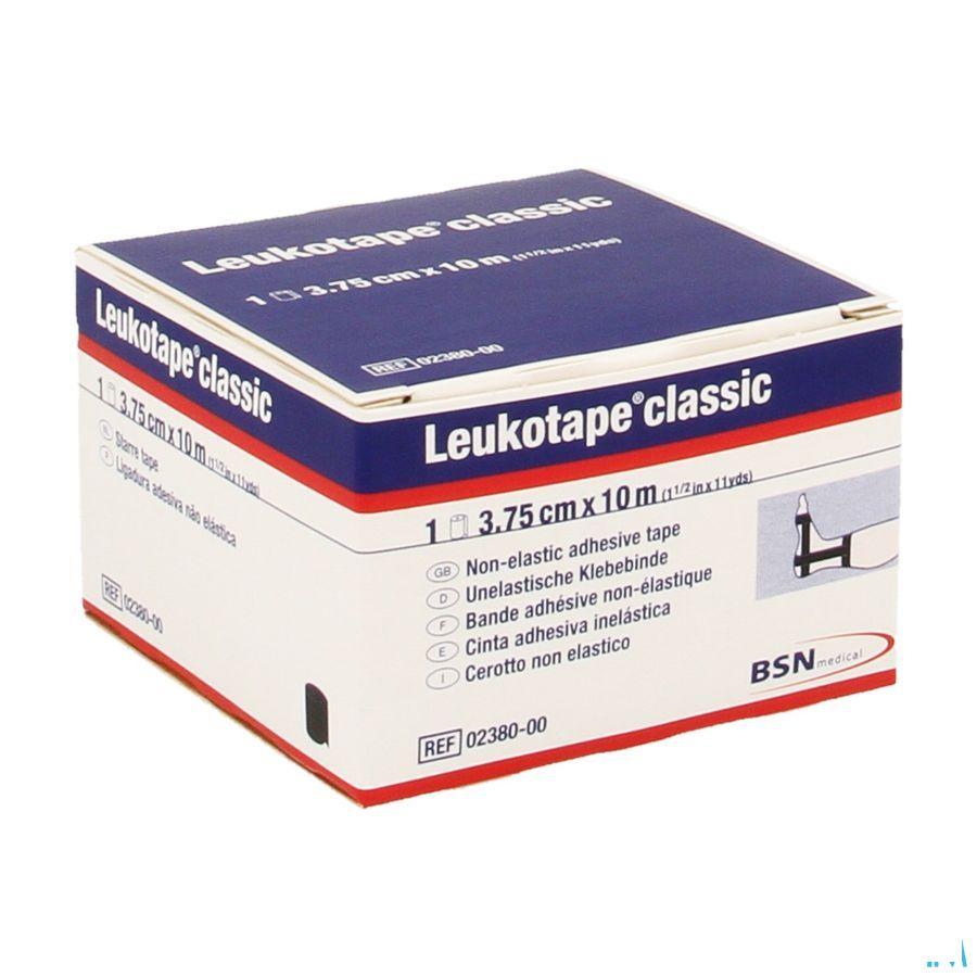 Leukotape Classic Zwart 3,75cmx10m 1 238000