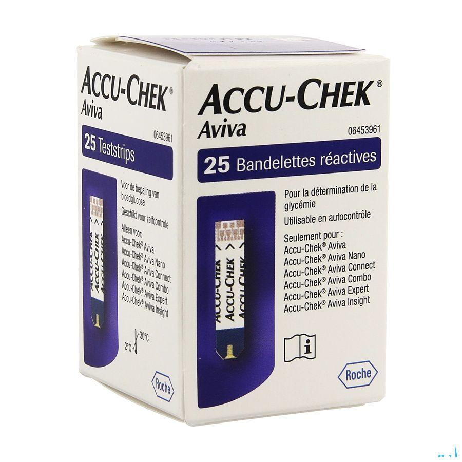 Accu Chek Aviva Teststroken 25 6453961016  -  Roche Diagnostics