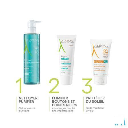 Aderma Protect Ac Fluide Matterend Spf50+ 40 ml