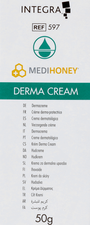 Medihoney Derma Cream Verzorg.huidcreme Tube 50 gr