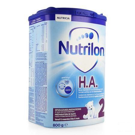 Nutrilon 2 Ha Lait De Suite Apres Ha1 Poudre 800 gr  -  Nutricia