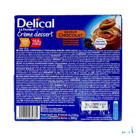 Delical Creme Dessert La Floridine Chocola 4X125 g  -  Bs Nutrition