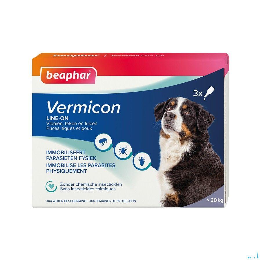 Beaphar Vermicon Line-On Grand Chien 3X4,5ml