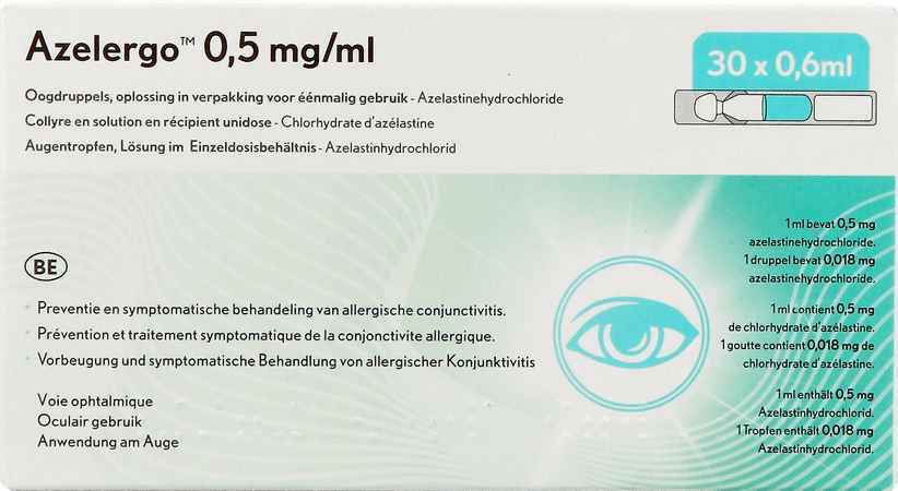 Azelergo Gouttes Oculaires Unidoses 30
