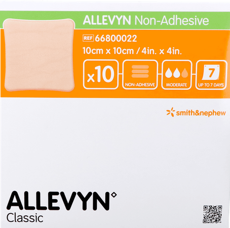 Allevyn Non Adhesive Verband Hydrocel. 10x10cm 10 66800022  -  Smith Nephew