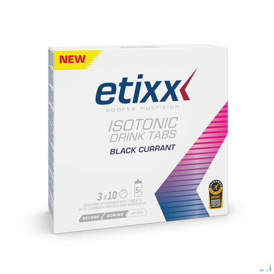 Etixx Isotonic Blackcurrant Bruistabl 3 x 10