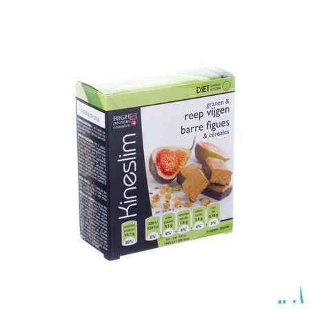 Kineslim Reep Granen En Vijgen 4x36g  -  Ocebio
