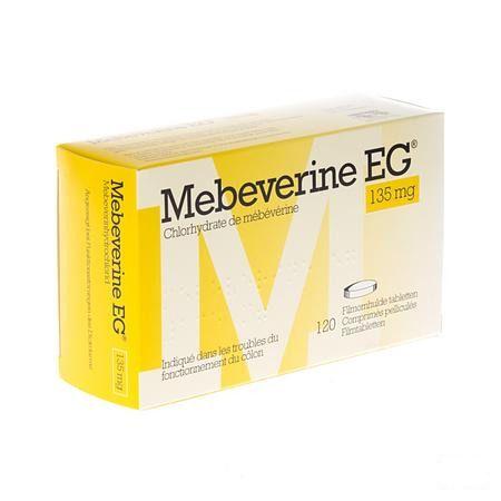 Mebeverine EG 135 mg Comprimes Pellicules 120 X 135 mg  -  EG
