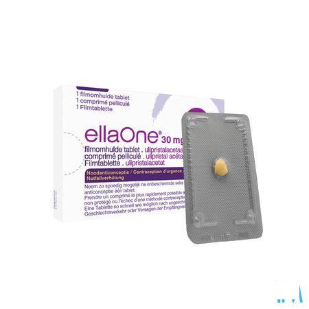 Ellaone 30 mg Filmomhulde Tabletten 1 X 30 mg