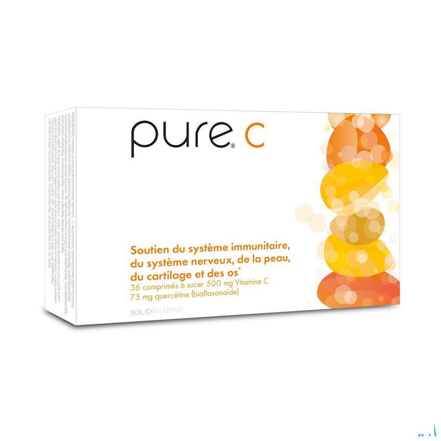 Pure C Comprimes A Sucer 36  -  Solidpharma