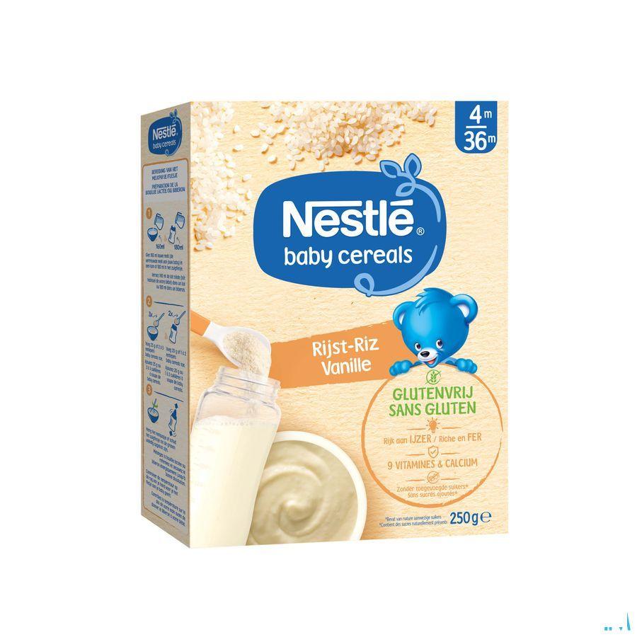 Nestle Baby Cereals Rijst Vanille Glutenvrij 250 gr  -  Nestle