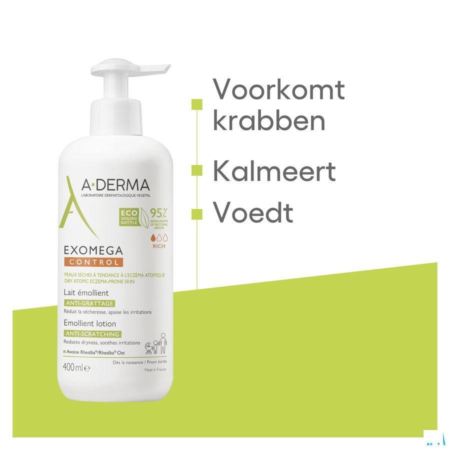 Aderma Exomega Control Emol. Melk 400 ml  -  Aderma
