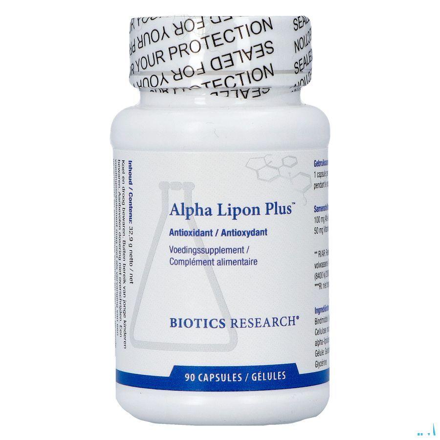 Biotics Alpha Lipon Plus (Liponzuur) 90 capsules  -  Energetica Natura