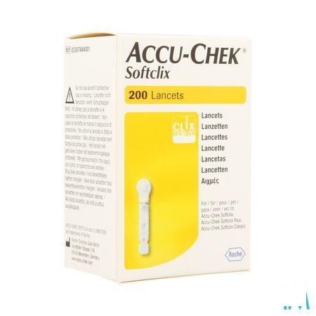 Accu Chek Softclix Lancet 200 3307484001  -  Roche Diagnostics