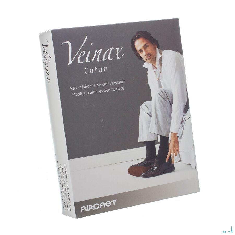 Veinax Chausset.homme Coton 2 Long Bl.marine 4