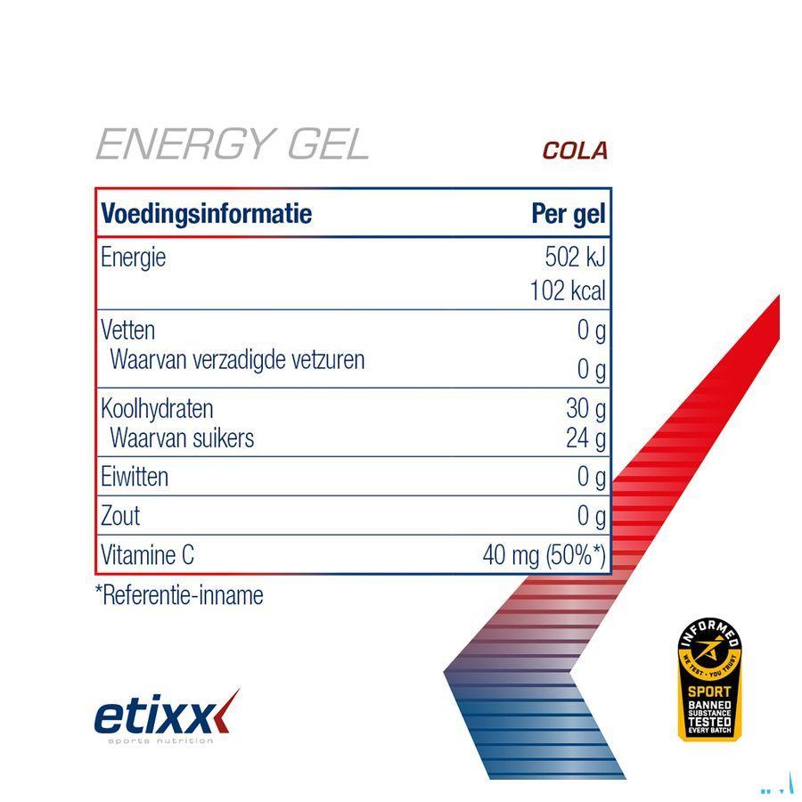 Etixx Energy Gel Cola 12X40 ml  -  Ceres Pharma