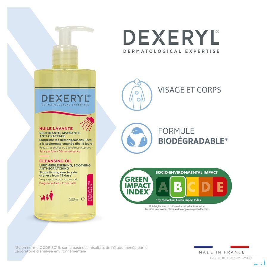 Dexeryl Huile Lavante Fl Pompe 500 ml