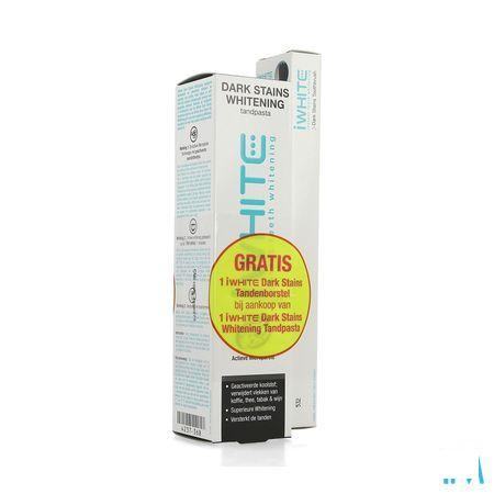 Iwhite Dark Stains Whitening Tandpasta Tube 75 ml