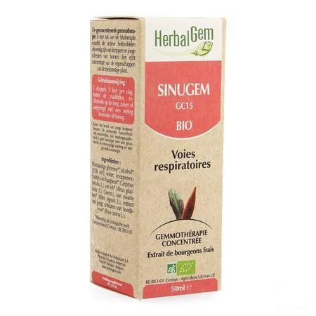Herbalgem Sinugem Ademhalingsweg Complex Druppels 50 ml  -  Herbalgem