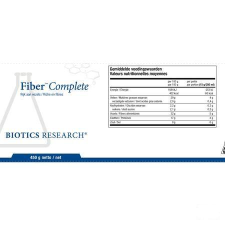 Biotics Fiber Complete 450 mg  -  Energetica Natura